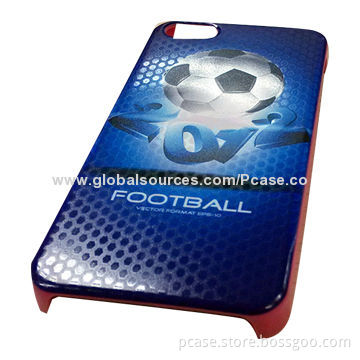 IML pattern PC case for iPhone 5, with rubber coating to protect phone smoothly